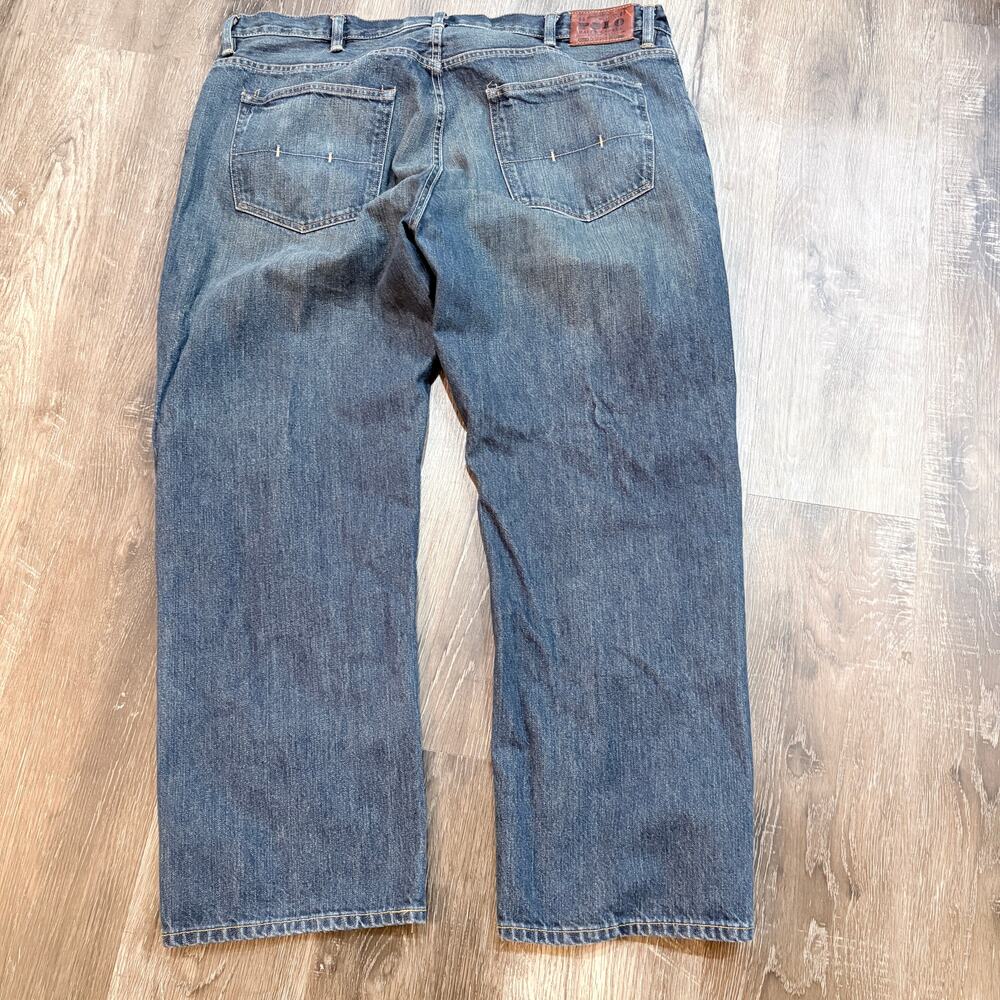 Polo Ralph Lauren Jeans Mens 44x30 Blue Classic Fit 867 Denim Designer - Picture 3 of 10